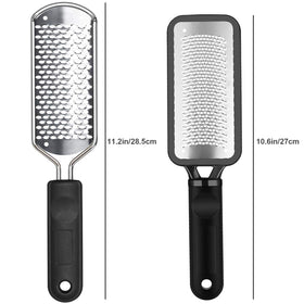 ALOCKMA stainless steel rasp close-up highlighting durable texture