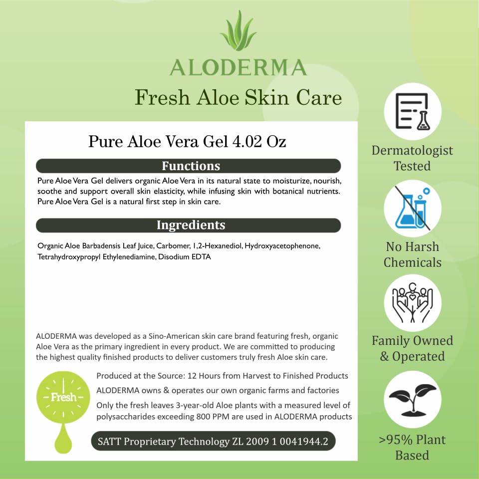 Aloderma organic aloe farm fields conveying traceable farm-to-face sourcing benefits