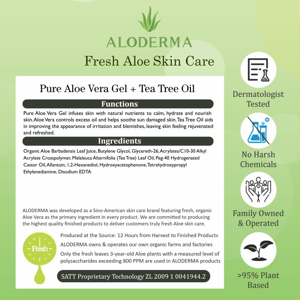 Aloderma jar beside ruler for 10.6 oz size and portability benefit