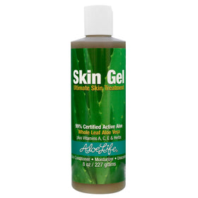 Aloe Life front packaging 8oz showing product and benefits