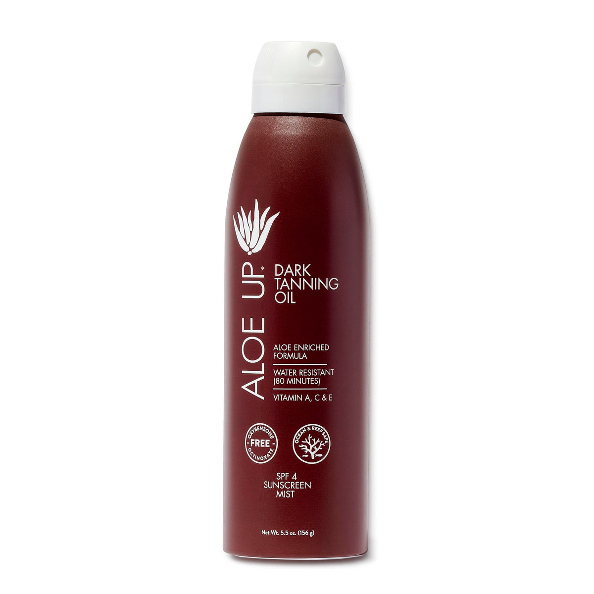 Aloe Up front packaging showing spray bottle and branding, promotes quick application