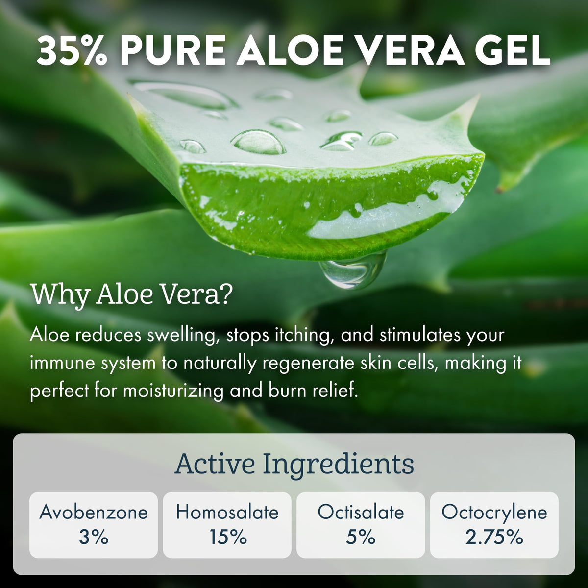 ALOE UP texture of mist with visible aloe gel for lightweight hydration benefit