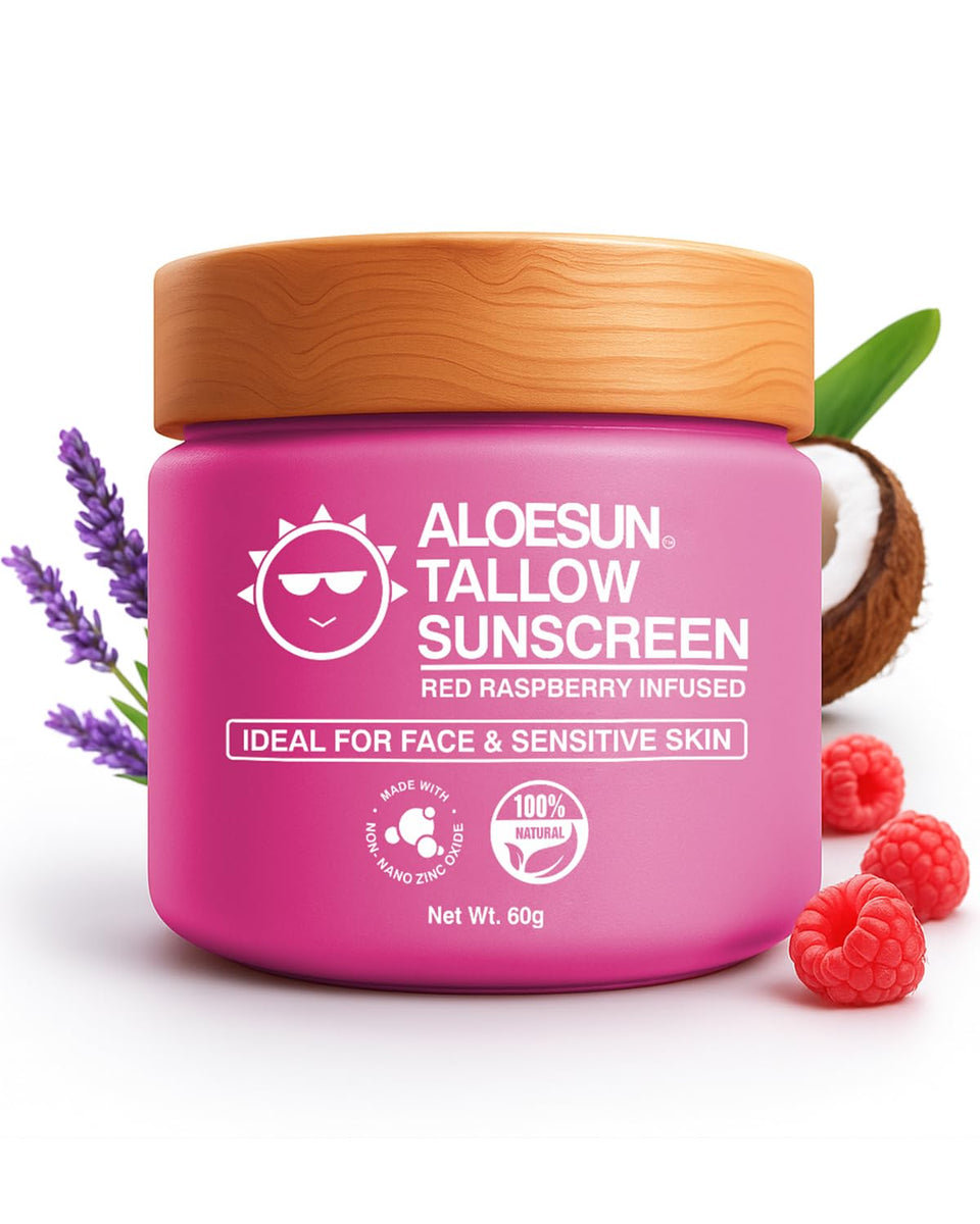 ALOESUN front packaging showing SPF 30 and travel size convenience