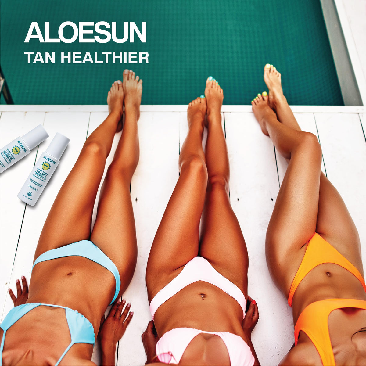 ALOESUN spray action mist demonstrating even coverage and quick application benefit