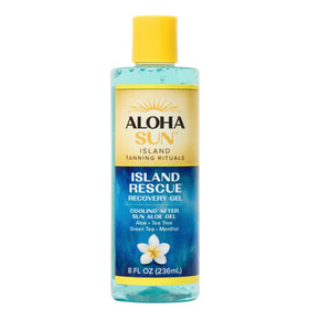Aloha Sun front packaging showing clean label and 8 fl oz size for convenient travel