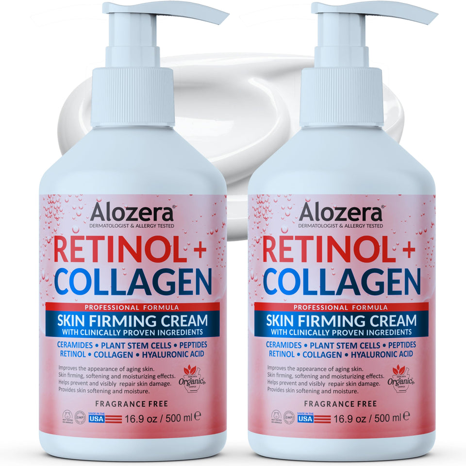 Alozera front packaging showing bottle and brand benefits