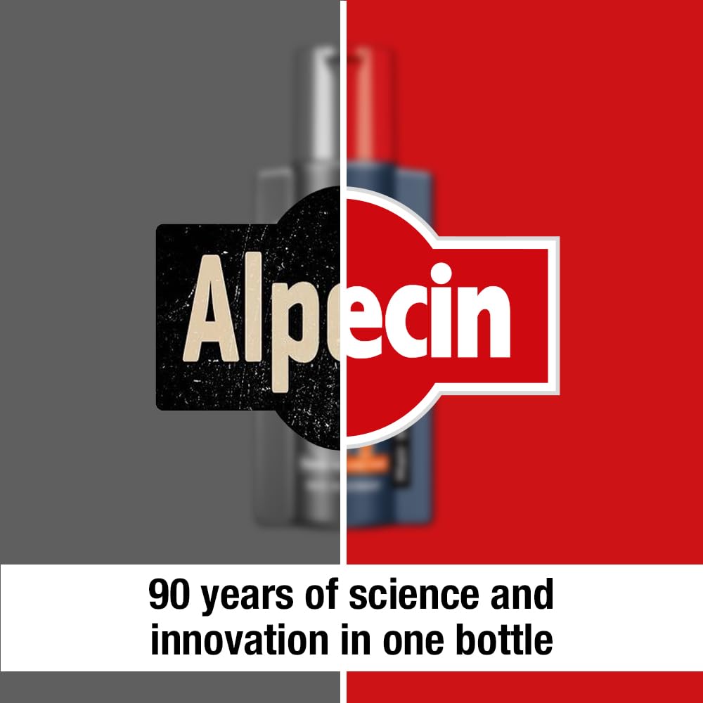 Alpecin C1 in shower lifestyle image demonstrating daily-use convenience and routine