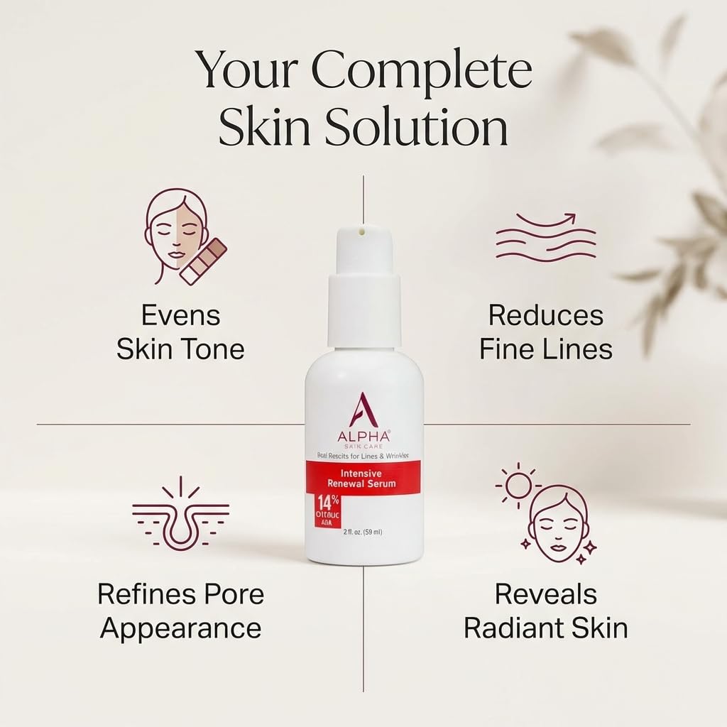 Alpha application on face model applying serum to cheek for visible smoothing benefit