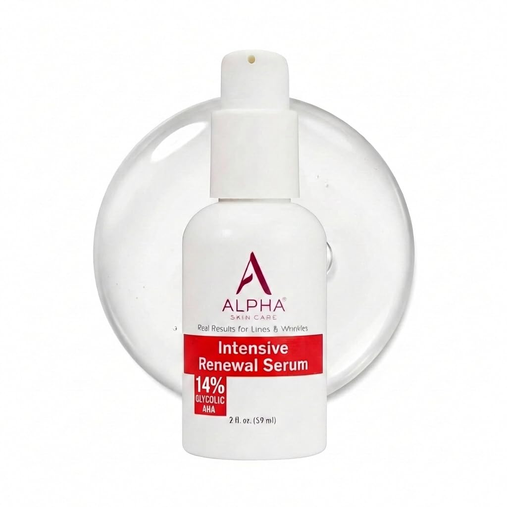 Alpha front bottle showing clean packaging and easy-to-pump dispenser for precise application