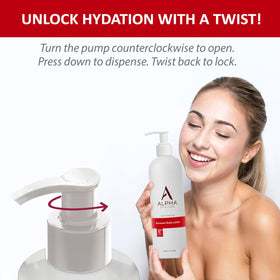 Alpha after-use skin showing smoother, more even-toned appearance