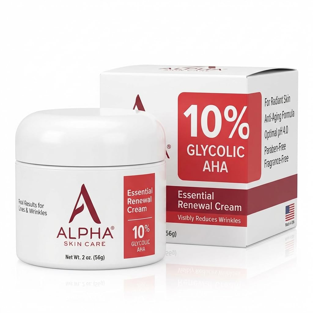 Alpha front packaging 2 oz shows product and benefit for smoother skin
