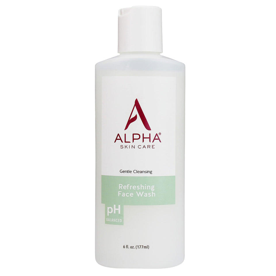 Alpha front packaging showing bottle and clear label for easy identification