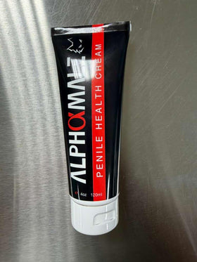 AlphaMale lifestyle bathroom counter scene showing discreet daily routine benefit