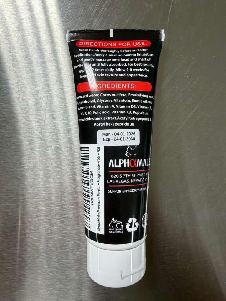 AlphaMale made in usa badge emphasizing domestic manufacturing quality