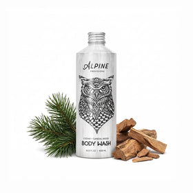 Alpine Provisions front packaging showing clean branding and cedar scent benefit