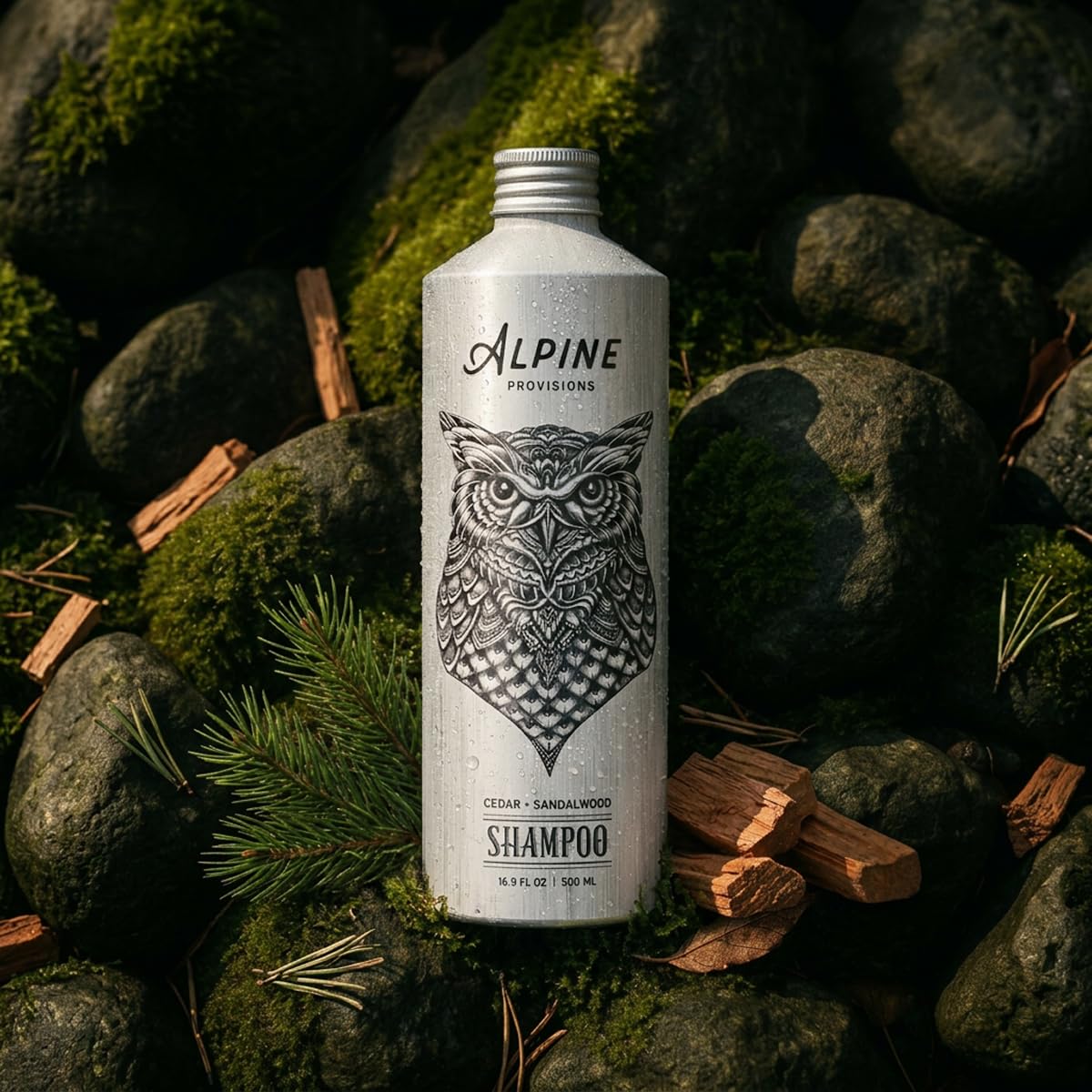 Alpine Provisions label detail showing ingredient list and clean formulation benefit