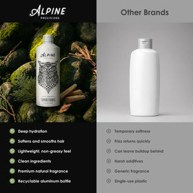 Alpine Provisions natural ingredients display with aloe and sunflower for nourishment