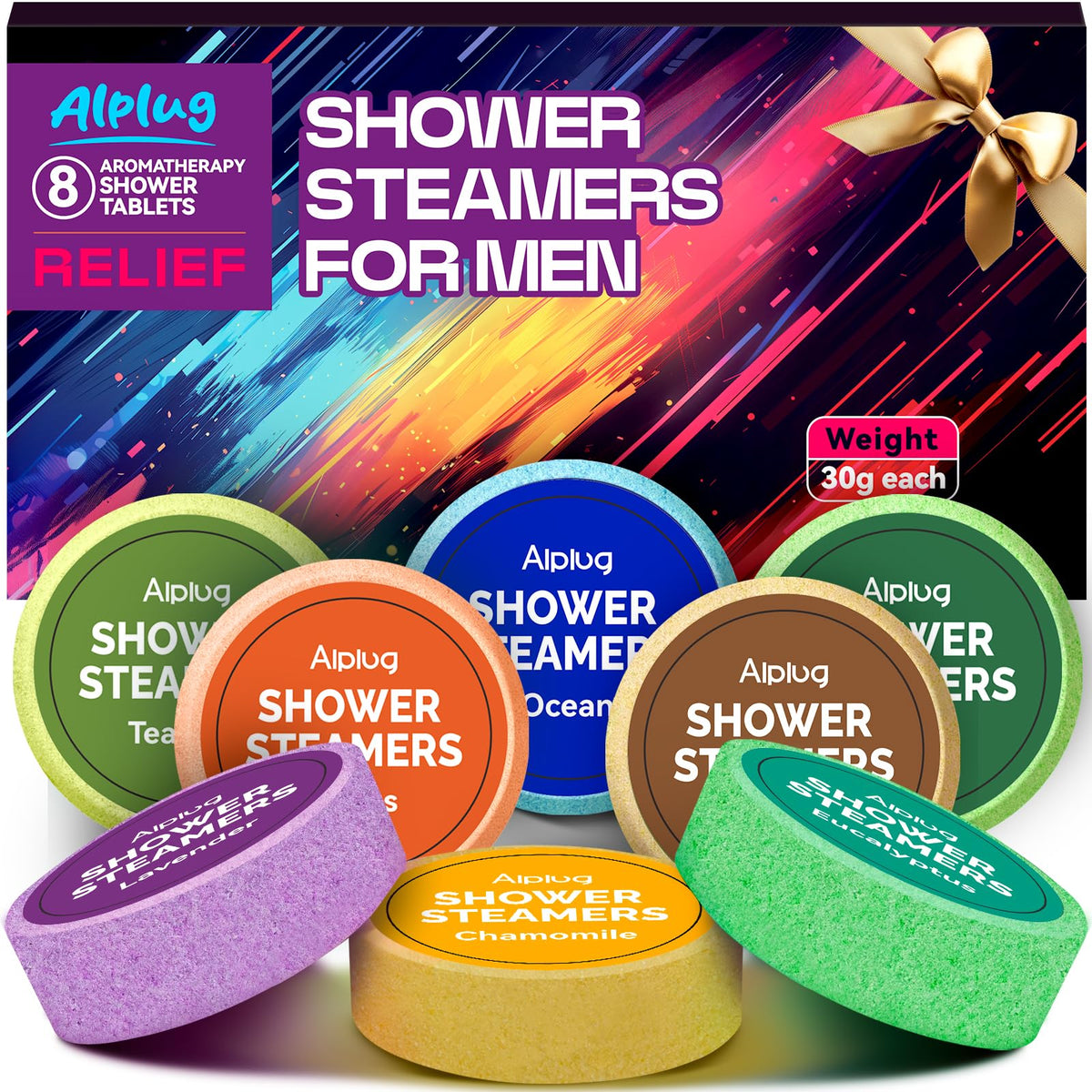 ALPLUG front packaging showing eight-scent gift box and clean design, great gifting