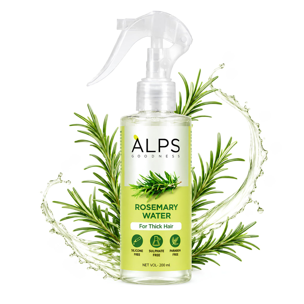 Alps Goodness front packaging showing bottle and label for easy recognition