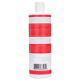 Alra shampoo lather on hand demonstrating gentle cleansing action
