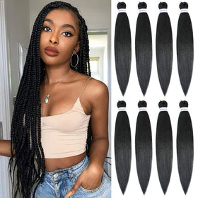 Alrence front packaging showing 30 inch pre-stretched braid packs and clean presentation benefit