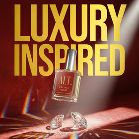 ALT. FRAGRANCES Crystal No. 23 label close-up highlighting brand and scent clarity benefit