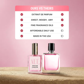 ALT. Fragrances Dream Chaser in a purse demonstrating portability and on-the-go refresh