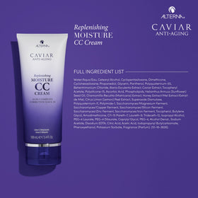 Alterna CC Cream dispensed on hand illustrating amount needed and quick absorption benefit