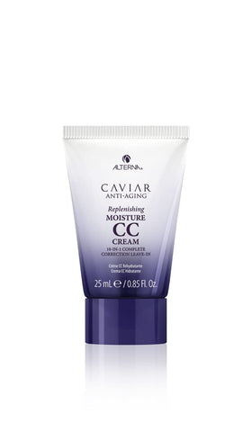 Alterna Caviar CC Cream front packaging showing travel tube and branding for easy identification