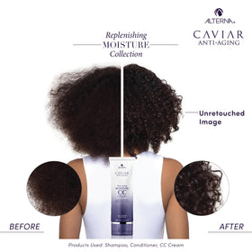 Alterna CC Cream label close-up highlighting ingredients and clean formula benefits