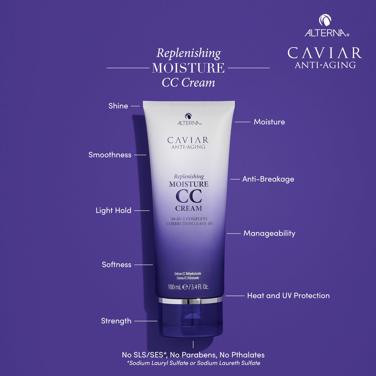 Alterna CC Cream open cap showing creamy texture and easy-dispense benefit