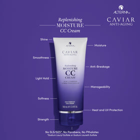 Alterna CC Cream open cap showing creamy texture and easy-dispense benefit