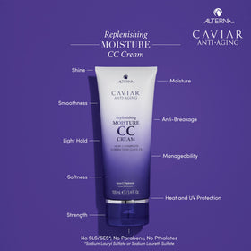 Alterna travel-size CC Cream 0.85 fl oz tube next to passport to show compact portability benefit