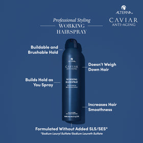 Alterna Caviar back label showing ingredients and clean formulation benefit