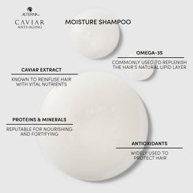 Alterna product label detail showing CAVIAR extract and ingredient focus