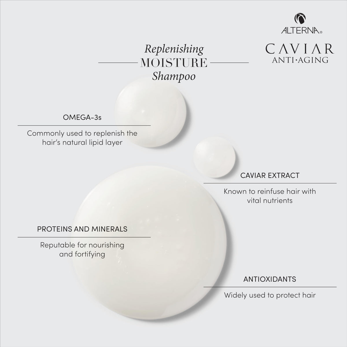 Alterna caviar lather foam texture demonstrating gentle, rich cleansing