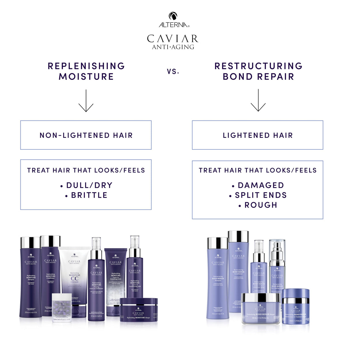 Alterna shampoo and conditioner pair promoting balanced color protection