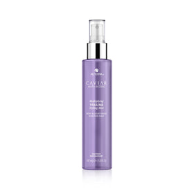 Alterna bottle front showing Caviar volume mist and branding benefit lift