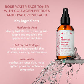 Alteya Organics in a morning routine setting, refreshing skin and prepping makeup