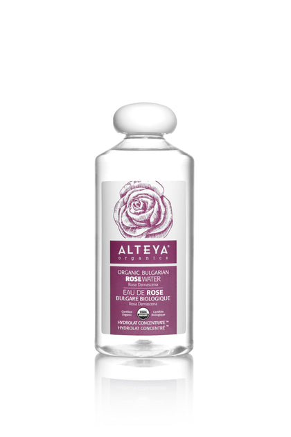 Alteya Organics front packaging showing clean USDA organic toner benefits