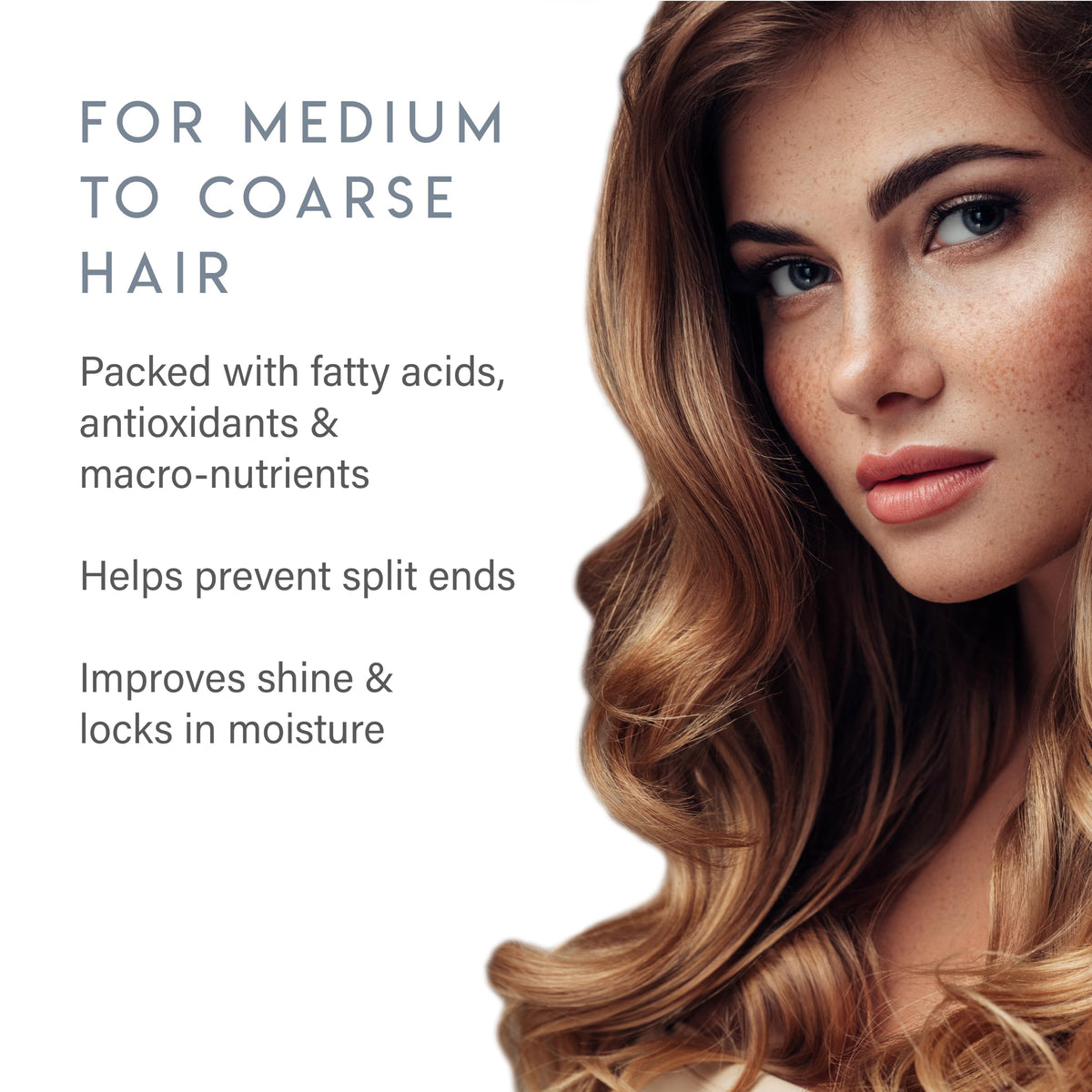 ALURAM applying conditioner in hands demonstrating smooth application and detangling