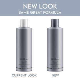 ALURAM label close-up highlighting clean ingredients and benefits