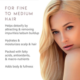 ALURAM charcoal ingredient photo showing detox action to remove buildup