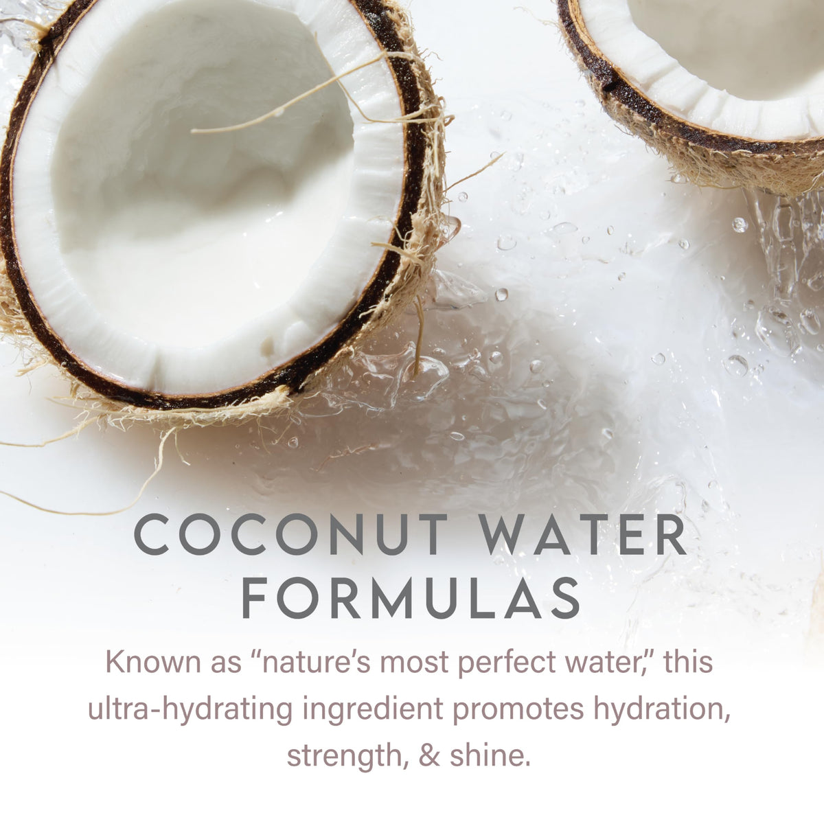 ALURAM close-up of label highlighting coconut water and clean formula