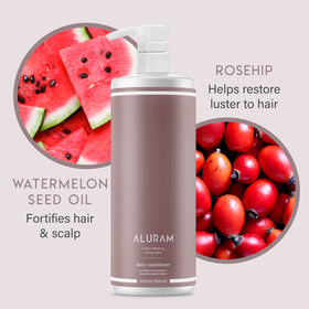 ALURAM bottle in hand demonstrating 33.8 fl oz size and value
