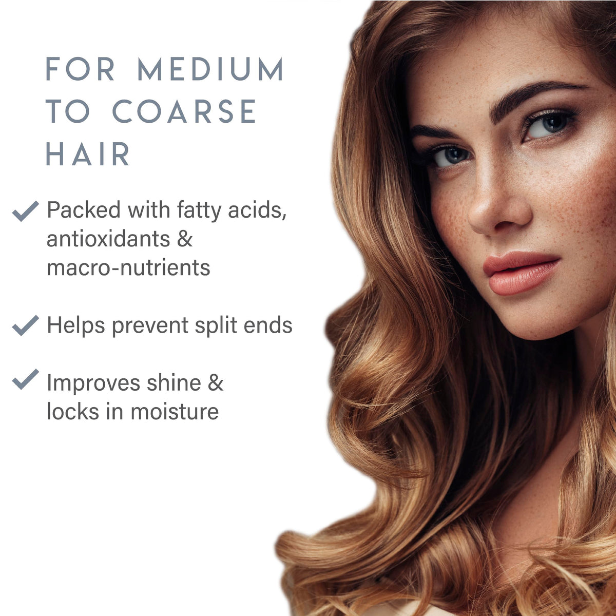ALURAM creamy conditioner texture demonstrating hydration and slip