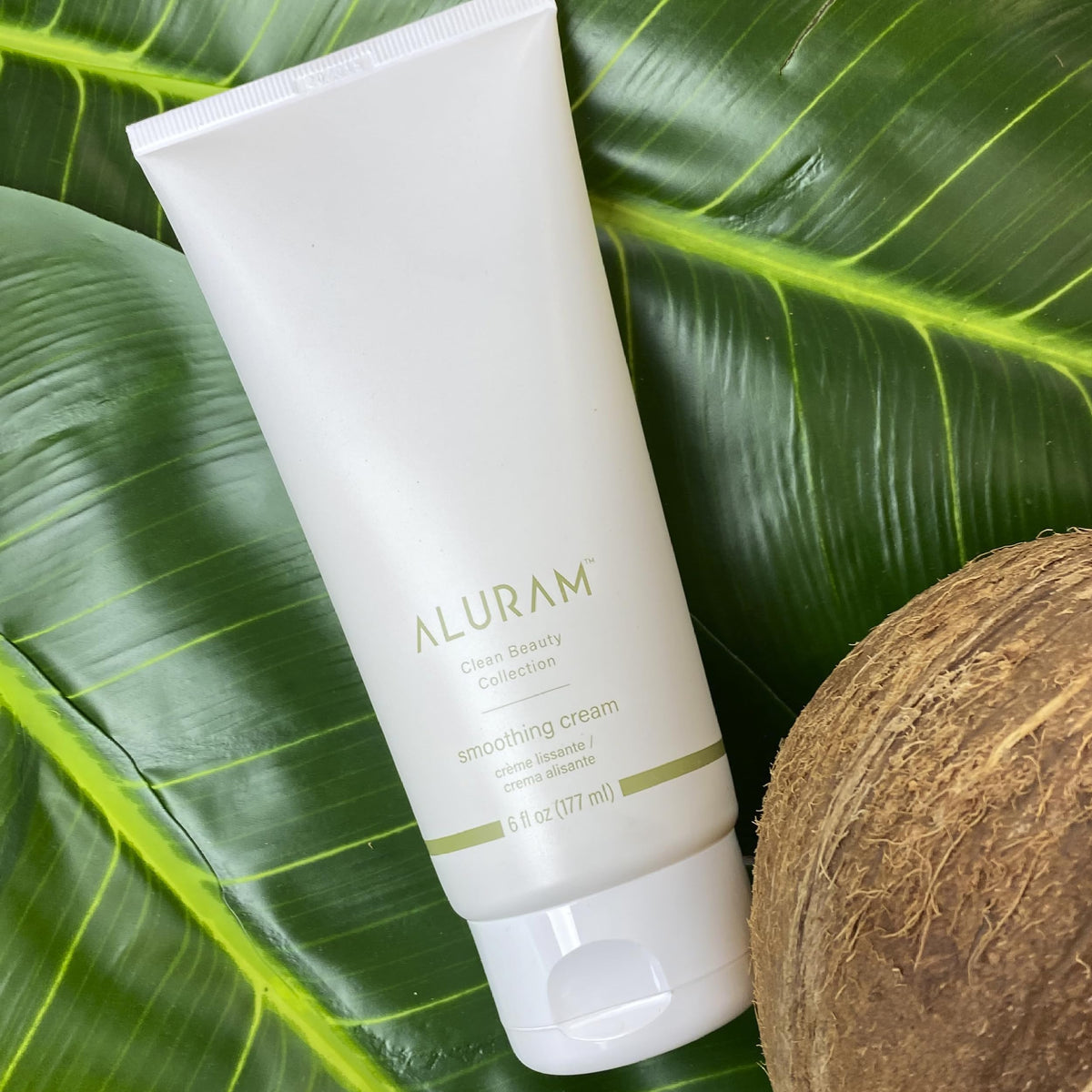 ALURAM cream texture close-up showing silky lightweight feel