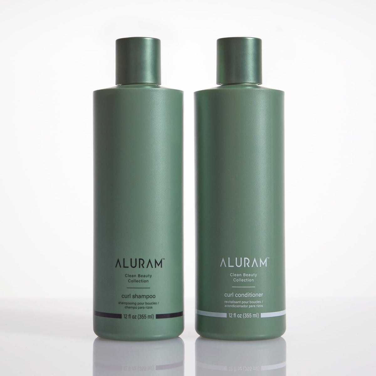 ALURAM pump detail highlighting controlled dispense for less waste and precise amounts