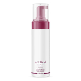 ALURAM front packaging showing volumizing foam and benefits