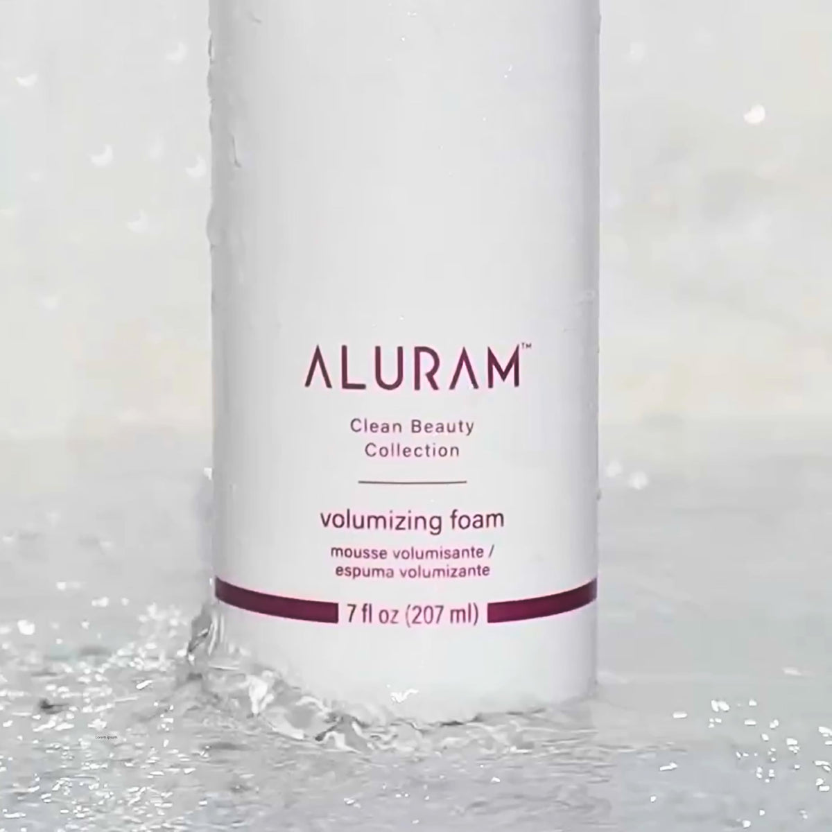 ALURAM foam being dispensed from pump for easy application